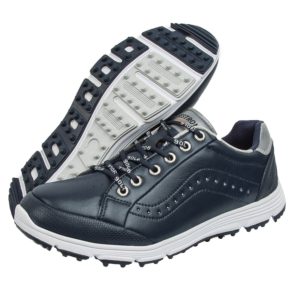 Men professional golf shoes waterproof spiked golf shoe